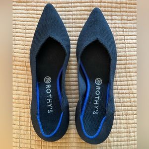 Rothy’s Black Pointed toe flats
